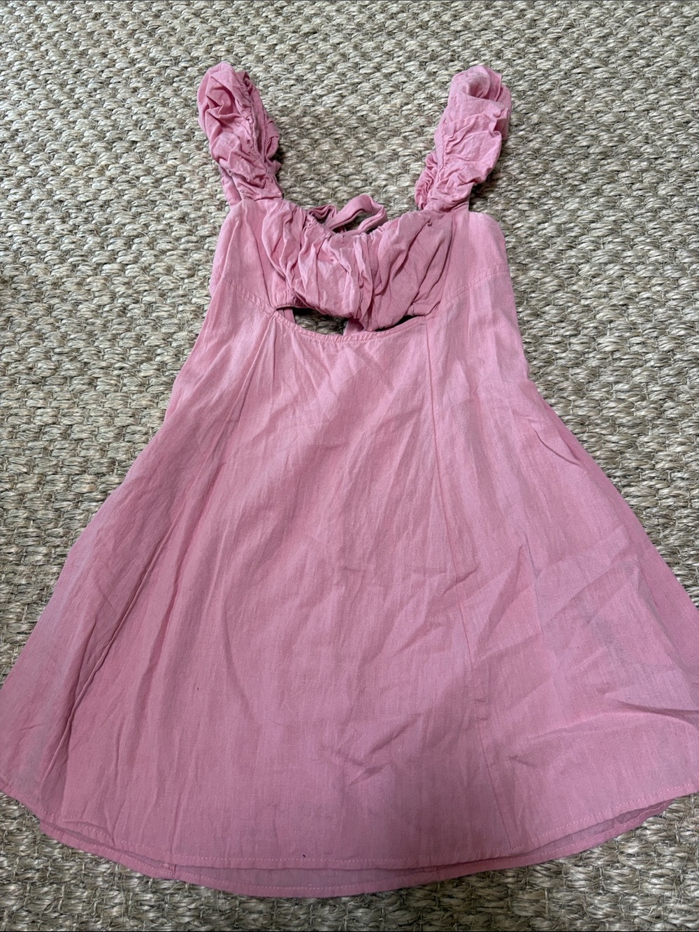 Free people pink dress rose colored